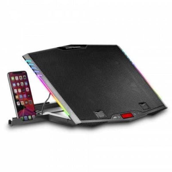 Mars Gaming MNBC5 Cooling Gaming Stand for laptop musta