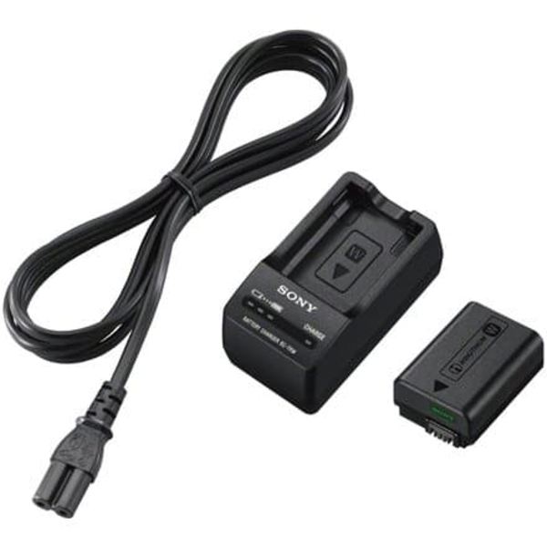 Sony battery + charger ACC-TRW Sort