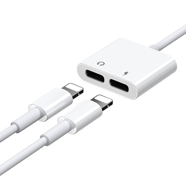 Joyroom Adapter Lightning to Lightning/ Lightnig, 0.12m, White (S-Y104)