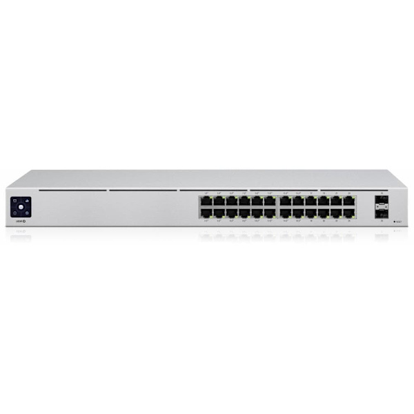 Switch|UBIQUITI|USW-Pro-24-PoE|Type L3|Desktop/pedestal|Rack|24x10Base-T / 100Base-TX / 1000Base-T|2xSFP+|PoE ports 24|PoE+ ports 16|400 Watts|USW-PRO Silver