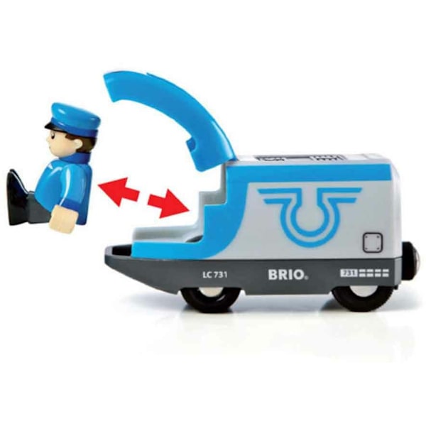 BRIO RAILWAY Travel Battery Train, 33506