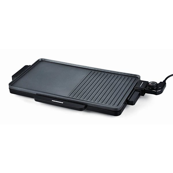 GRILL ELECTRIC HEINNER HEG-F2000GT Sort, Grå