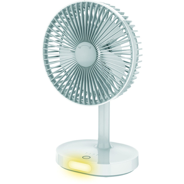 Platinet rechargeable fan 3000mAh, white/grey (45242)