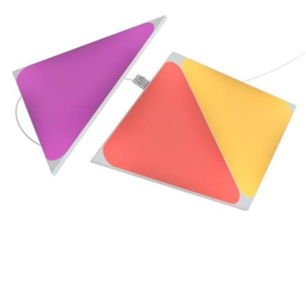 Nanoleaf | Shapes Triangles Expansion Pack (3 panels) | 1 x 1.5 W | 16M+ colours Hvit