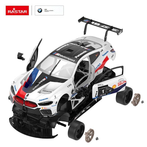 RASTAR R/C 1:18 car model BMW M8 GTE, 97200