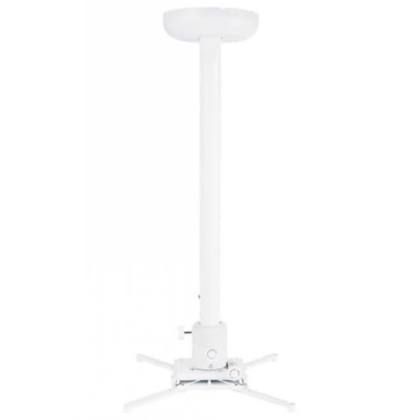 Multibrackets M Universal Projector Mount with Finetune | Adjustable 900mm 1600mm | Ceiling | Max 10kg | White