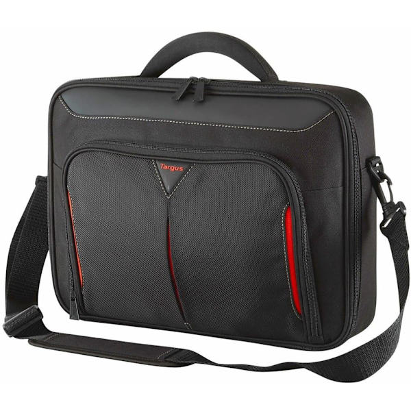 Targus | Classic | Fits up to size 14 " | Messenger - Briefcase | Black/Red | Shoulder strap