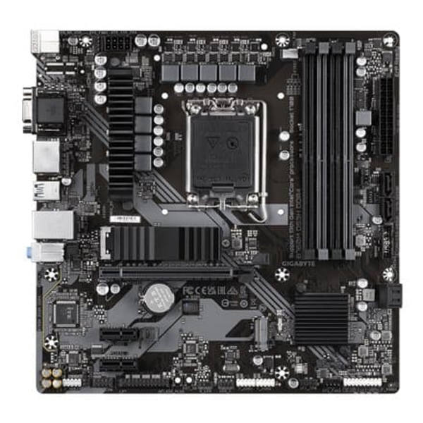 Mainboard|GIGABYTE|Intel B760 Express|LGA1700|Micro-ATX|Memory DDR4|Memory slots 4|2xPCI-Express 3.0 1x|1xPCI-Express 4.0 16x|2xM.2|1x15pin D-sub|1xHD