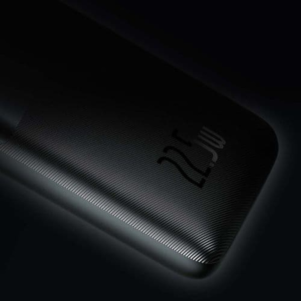 POWER BANK Baseus Bipow Pro, 10000mAh, PD 22.5W, 2 x USB; 1 x USB Type-C, digital display pt. status baterie, total 3A, negru"PPBD040001" (timbru verd
