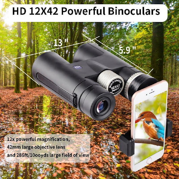 Žiūronai Imaisen 12x42 Su BAK4 FMC Linze