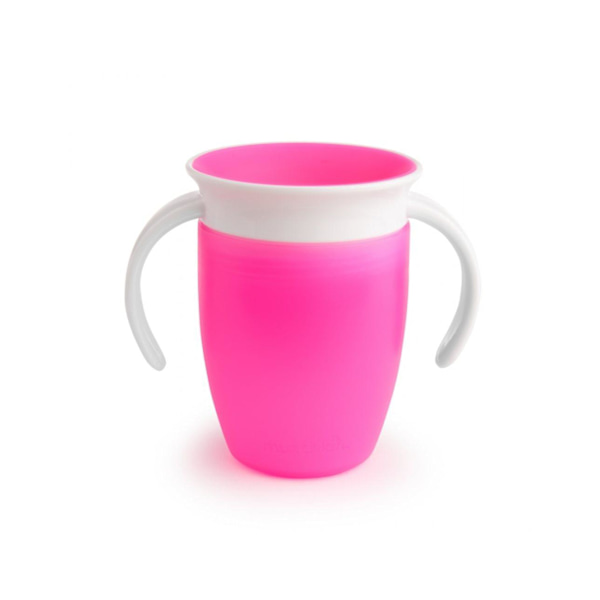 MUNCHKIN Trainer Cup, Miracle 360, pink,  6m+, 207 ml, 90102