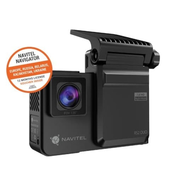 Navitel | Car Video Recorder | RS2 DUO | 1920 x 1080 pixels | Maps included