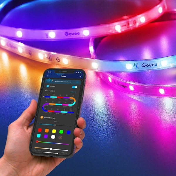 Govee H6179 Phantasy RGBIC LED Smart Strip IP65 / Bluetooth / Wi-Fi / 10m