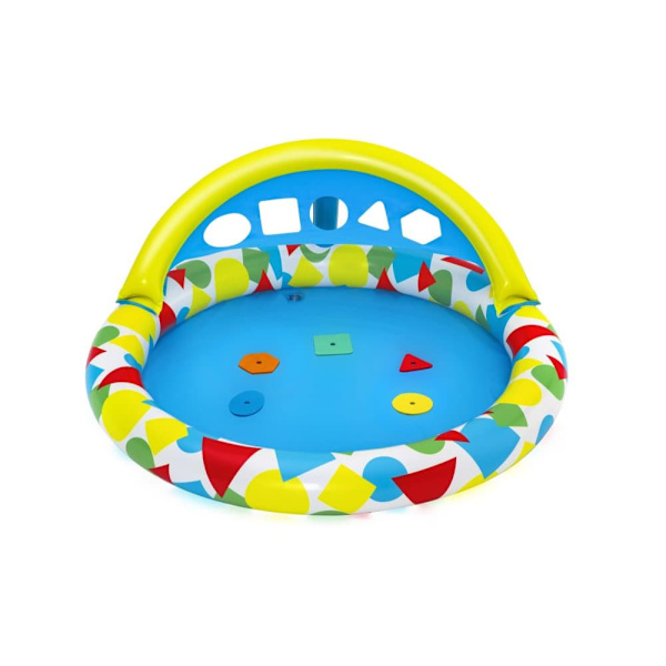 BESTWAY Splash & Learn Kiddie Pool, 1.20m x 1.17m x 46cm, 52378
