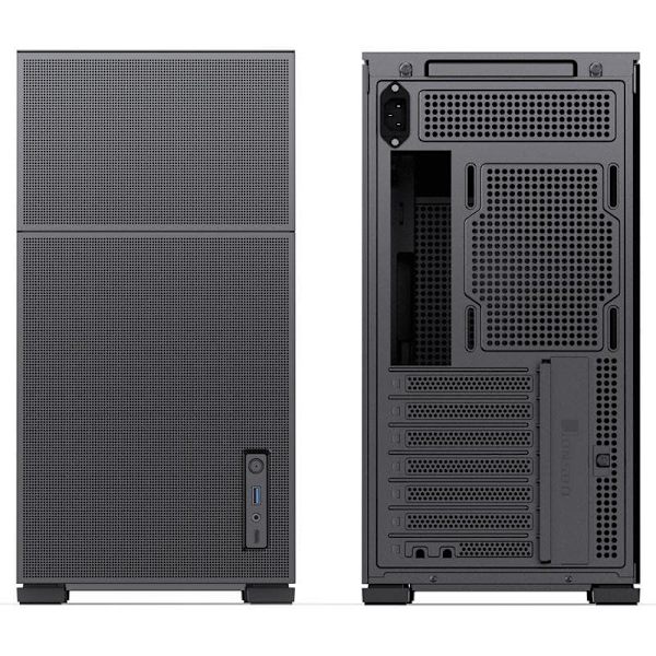 Jonsbo D41 MESH ATX Case, Tempered Glass - black