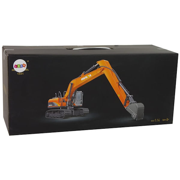 Professional crawler excavator remotely controlled  2.4GHz LED lights 15 functions