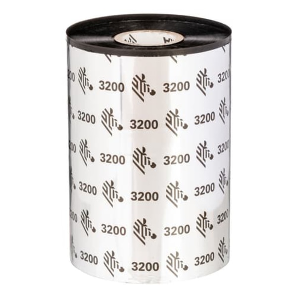 Wax/Resin Ribbon, 84mmx74m (3.31inx242ft), 3200; High Performance, 12mm (0.5in) core, 12/box