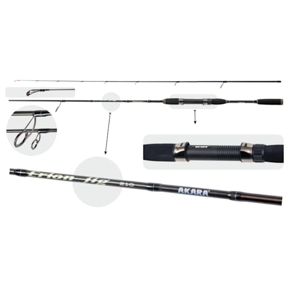 Spiningas AKARA «ERION Jig (2-8) TX-30» 2X lgis 228 cm Testas 2-8g.
