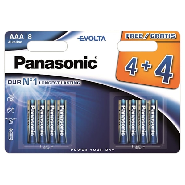 Panasonic Evolta battery LR03EGE/8B (4+4pcs)