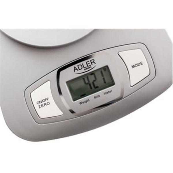 Adler AD 3137s Silver Countertop Electronic kitchen scale