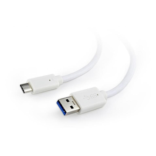 Kabelis Gembird USB-A Male - USB Type-C Male 0.5m White