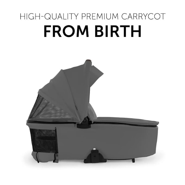 HAUCK carry Cot WALK N CARE, Dark Grey, 165423
