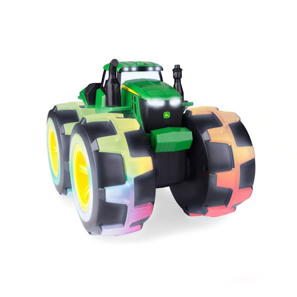 JOHN DEERE toy tractor with lightning wheels, 46644B