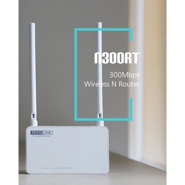 TOTOLINK N300RT V4 wireless router Fast Ethernet Single-band (2.4 GHz) White