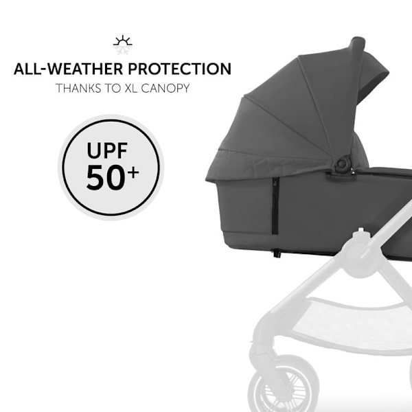 HAUCK carry Cot WALK N CARE, Dark Grey, 165423