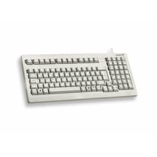 KEYBOARD PS2/USB W95 GER MX/GOLD 19IN KOMPAKTTASTATUR BEIGE Grå