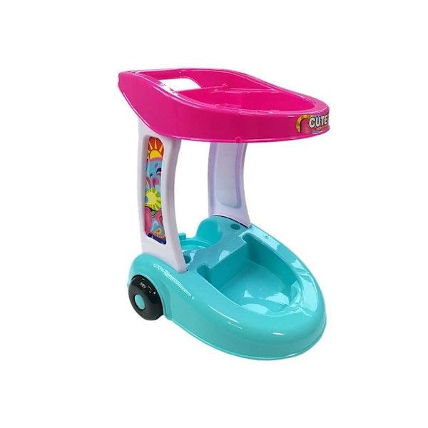 Cleaning Set on a Cart with Vacuum Cleaner