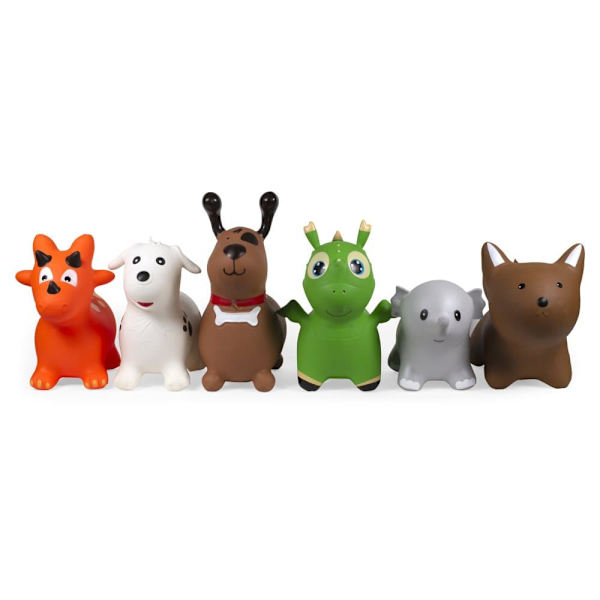 bo. Jumping Animal - Orange Dino