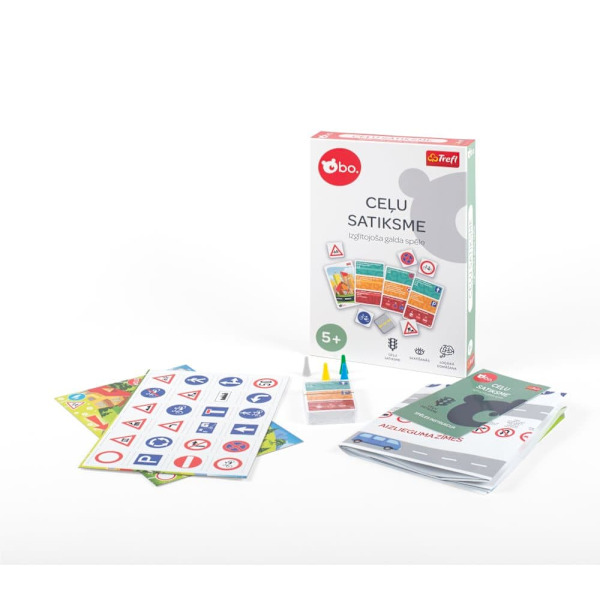 bo. Educational board game "Road traffic" (In Latvian lang.)