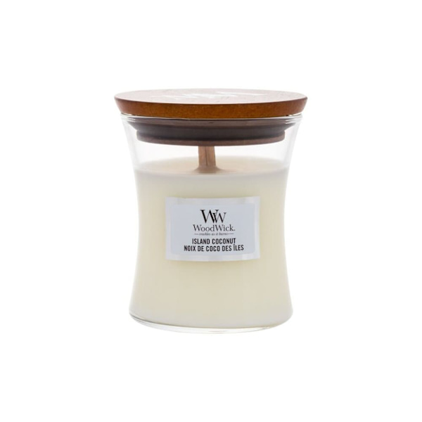 WoodWick Mini Hourglass Candles Scented Candle Island Coconut 85 g