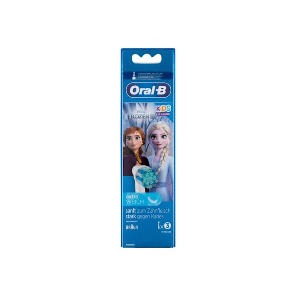 Oral-B | Toothbrush Replacement | Refill Frozen | Heads | For kids | Number of brush heads included 3 | Number of teeth brushing modes Does not apply