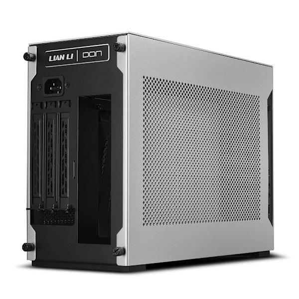 Lian Li A4-H2O A4 Mini-ITX Chassis, PCIE4.0 Riser Cable - Silver