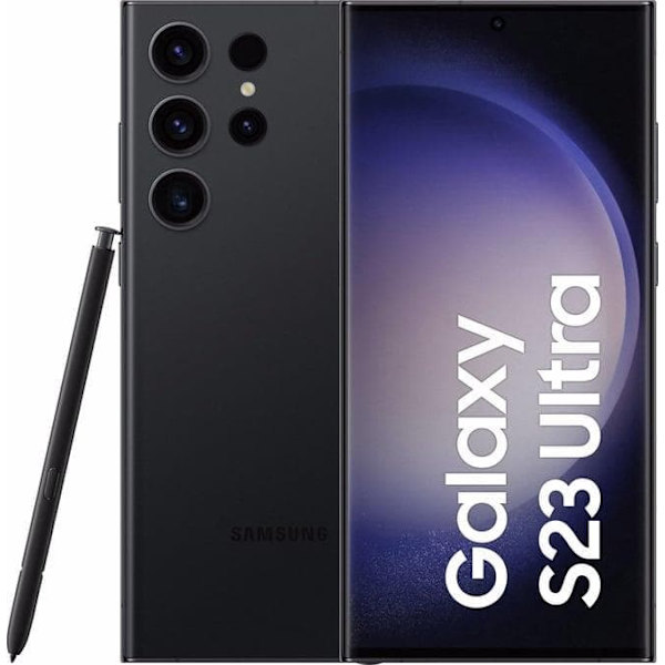MOBILE PHONE GALAXY S23 ULTRA/8/256 BLACK SM-S918B SAMSUNG Sort