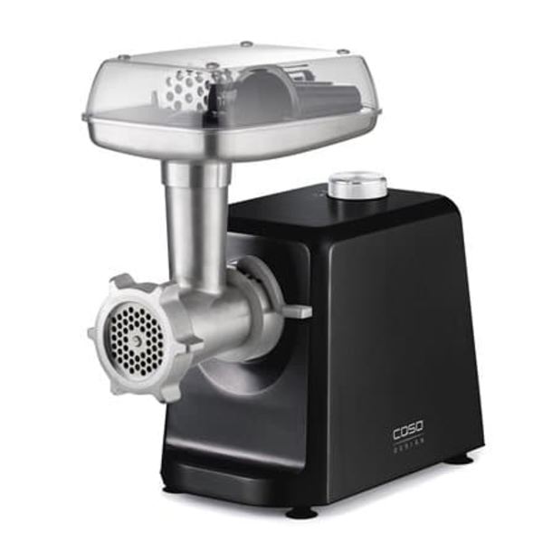 Caso | Meat Mincer | FW 2500 | Black | 2500 W | Number of speeds 2 | Throughput (kg/min) 2.5 | 3 stainless steel cutting plates (3 mm, 5 mm and 8 mm),