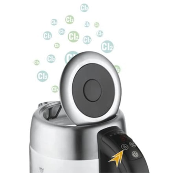 Adler | Kettle | AD 1247 NEW | With electronic control | 1850 - 2200 W | 1.7 L | Stainless steel, glass | 360° rotational base | Stainless steel/Trans