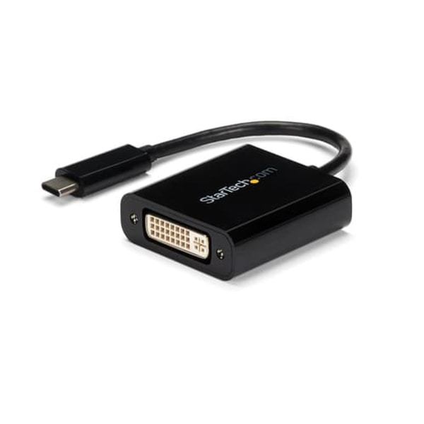 USB TYPE C TO DVI ADAPTER USB-C Sort