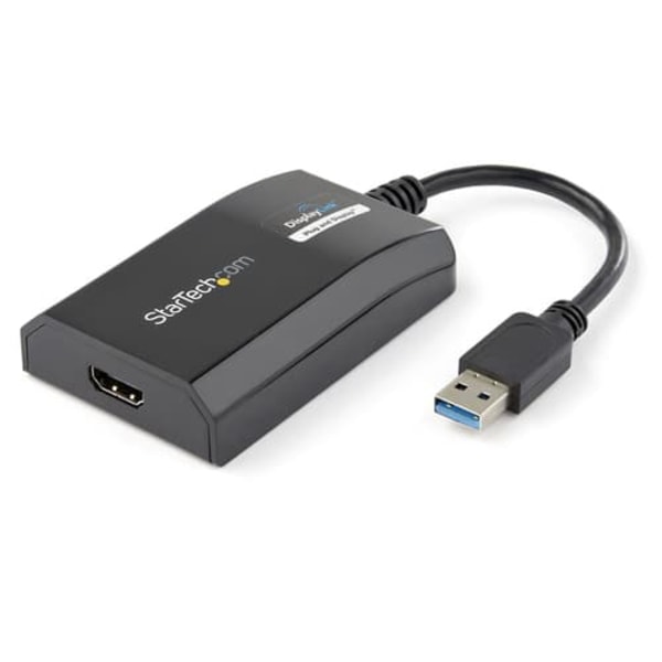 StarTech.com USB 3.0 to HDMI External Video Card Adapter - DisplayLink Certified - 1920x1200 - MultiMonitor Graphics Adapter - Supports Mac & Windows Sort