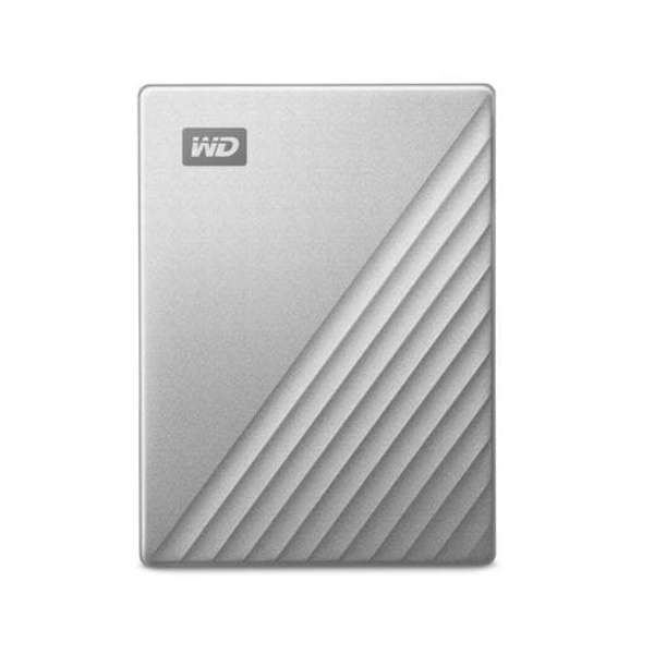 WD My Passport Ultra Mac 4TB Silver USB-C/USB3.0 HDD 2.5inch Metal finish RTL portable extern