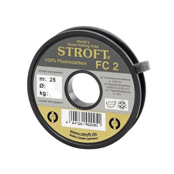 Valas florokarbonas STROFT FC2 0.13mm 25 m.