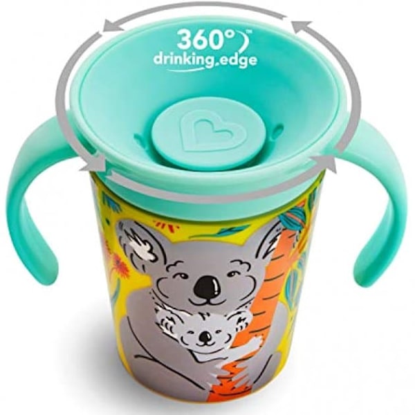 MUNCHKIN WildLove Trainer Cup, Miracle 360,  6m+, 177 ml koala,, 05183201