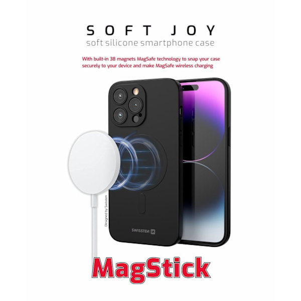 Swissten Soft Joy Magstick Case for Apple iPhone 12 Pro Max