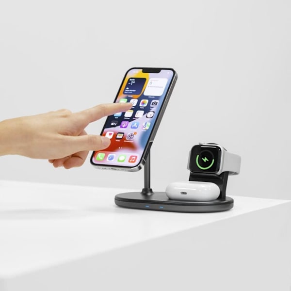 Hama "MagCharge" Multi-Charging Station, Wireless Charging for iPhone, AirPods
