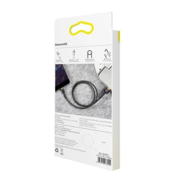 Baseus Lightning Cafule Cable 1.5A 2m Gold + Black (CALKLF-CV1)