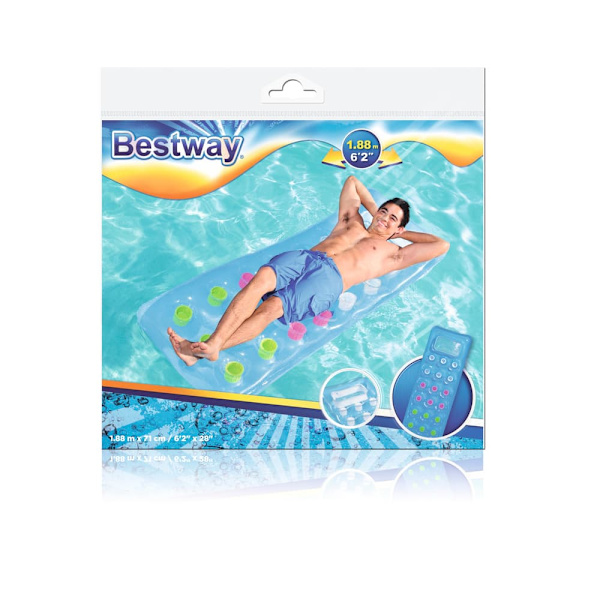 Air Mattress Blue 188 x 71 cm Bestway 43040