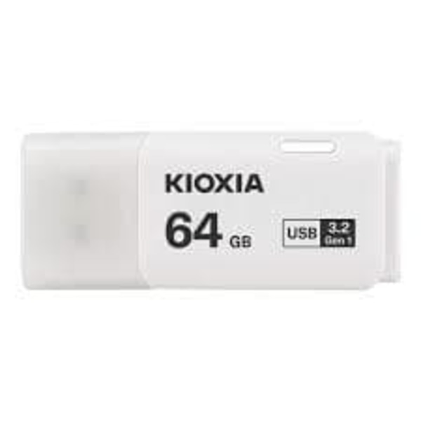 Kioxia TransMemory U301 USB flash drive 64 GB USB Type-A 3.2 Gen 1 (3.1 Gen 1) White Vit