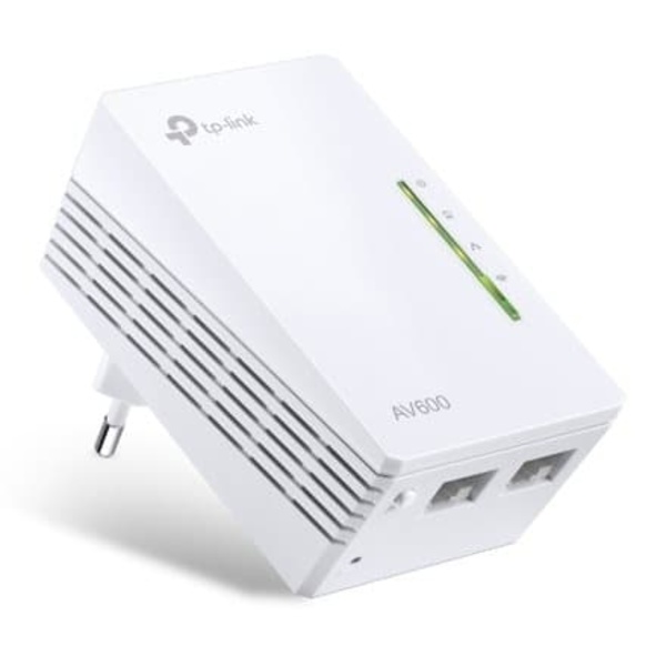 TP-LINK | AV600 Wi-Fi Powerline Extender | TL-WPA4220 | 10/100 Mbit/s | Ethernet LAN (RJ-45) ports 2 | 802.11n | Wi-Fi data rate (max) 300 Mbit/s | Da Hvid